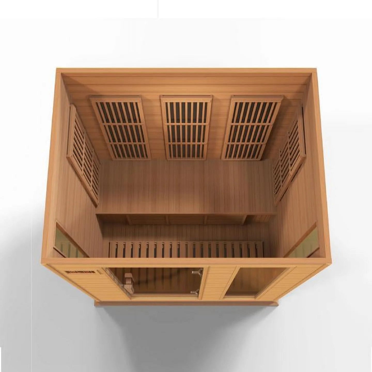 Sauna  3 per near Zero EMF FAR Infrared Carbon Canadian Hemlock Sauna;